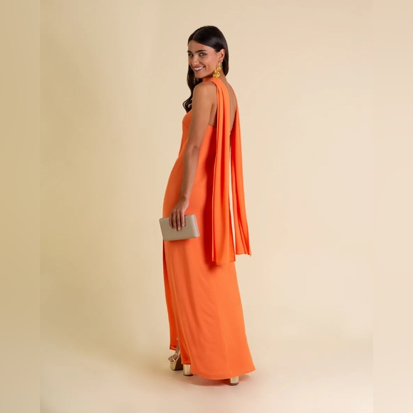 The-Are DRESS MRS. ARTEAGA - ORANGE - Picture 3 of 4